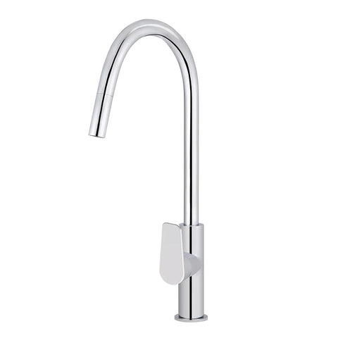 Meir Round Piccola Pull Out Kitchen Mixer Tap Chrome MK17PD-C