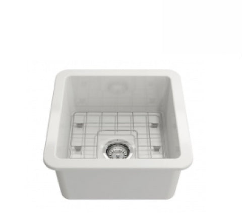 Turner Hastings Butler Cuisine Single Bowl Sink 46 x 46 White (2530554118204)