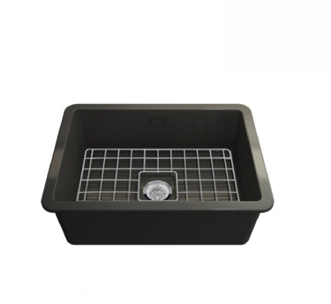 Turner Hastings Butler Cuisine Single Bowl Sink 68 x 48 Matte Black (2530554150972)