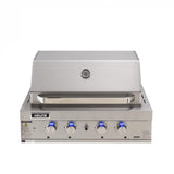Euro Appliances BBQ 4 Burner Built In + Hood Stainless Steel (4132878286908)