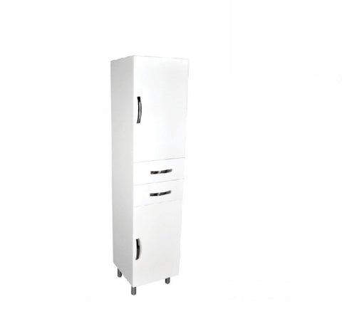 Fienza Tallboy 1800mm White with Chrome Legs (2530545074236)