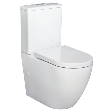 Fienza Alix Extended Height Toilet Suite White K011B (4488982790204)