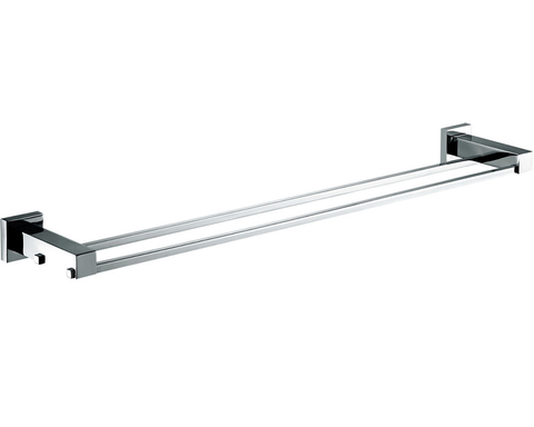Fienza Modena Double Towel Rail 800mm Chrome 8300880 (4488982396988)