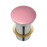 Fienza Pop up waste Ceramic Dome 32mm No Overflow Matte Pink WAS59P (4488980955196)