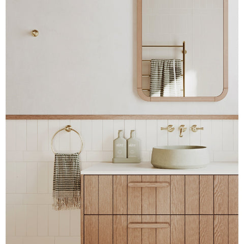 Phoenix Cromford Hand Towel Holder Brushed Gold 134-8500-12