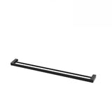 Phoenix Gloss Double Towel Rail 800mm Matte Black (4129895546940)