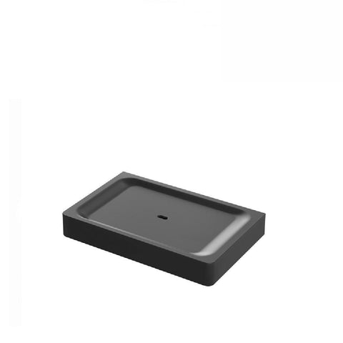 Phoenix Gloss Soap Dish Matte Black (4129896005692)