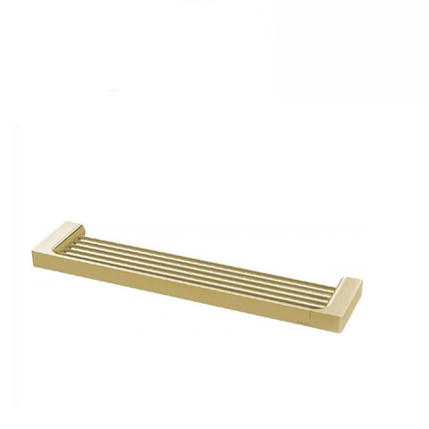 Phoenix Gloss Shower Shelf Brushed Gold (4129896169532)