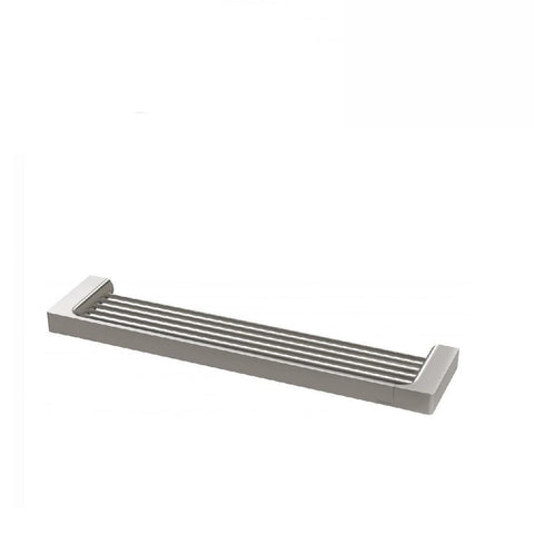 Phoenix Gloss Shower Shelf Brushed Nickel (4129896267836)