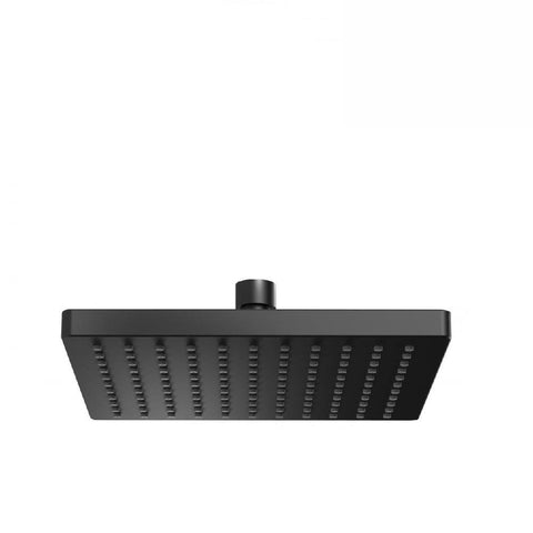 Phoenix Lexi Shower Rose 200mm Square Matte Black (4129896529980)