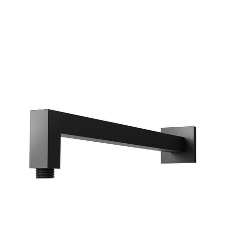 Phoenix Lexi Shower Arm 400mm Square Matte Black (4129896759356)