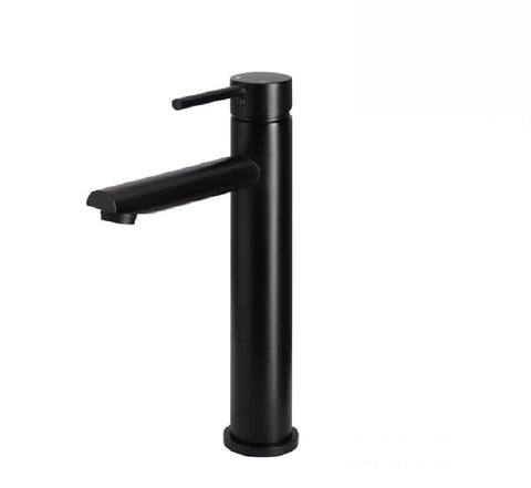 Meir Basin Vessel Mixer Round MB04-R2 Matte Black (2530551300156)