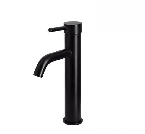 Meir Basin Vessel Mixer Round MB04-R3 Matte Black (2530551398460)