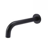 Meir Bath Wall Spout Round MS05 Matte Black (2530550677564)