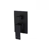 Meir Shower/ Bath Wall Mixer Square with Diverter MW02  Matte Black (2530550972476)