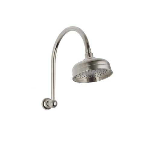 Phoenix Cromford High-Rise Shower Arm & Rose Brushed Nickel 134-5300-40