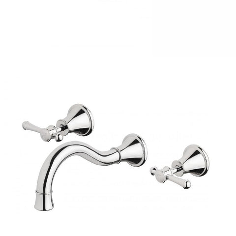 Phoenix Nostalgia Lever Bath Set 180mm Shepherds Crook Chrome (4129898004540)