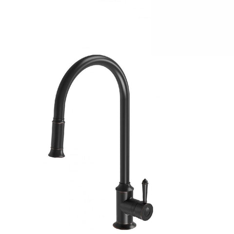 Phoenix Nostalgia Pull Out Sink Mixer Antique Black (4129898364988)