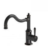 Phoenix Nostalgia Sink Mixer 220mm Shepherds Crook Antique Black (4129898823740)