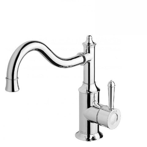 Phoenix Nostalgia Sink Mixer 220mm Shepherds Crook Chrome (4129898758204)