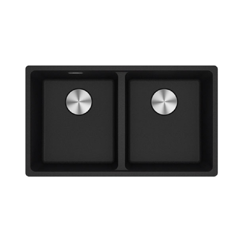 Franke Sink Maris Double Bowl 760mm Flushmount Onyx MRG 220/35-35B ON