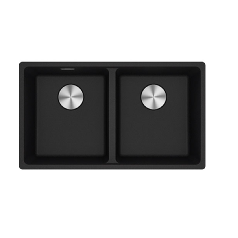 Franke Sink Maris Double Bowl 760mm Flushmount (Inc.DT651) Onyx MRG220/35-35FPC ON
