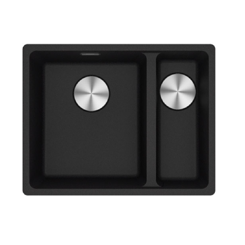 Franke Sink Maris 560mm  1 and 1/2 Bowl Right Hand Flushmount Inc. DT651 Onyx MRG 260/34-15FPC SBR ON