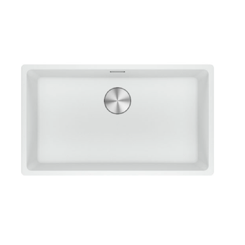 Franke Sink Maris Single Bowl 720mm Flushmount Inc.DT651 Polar White MRG210-72FPC - PW