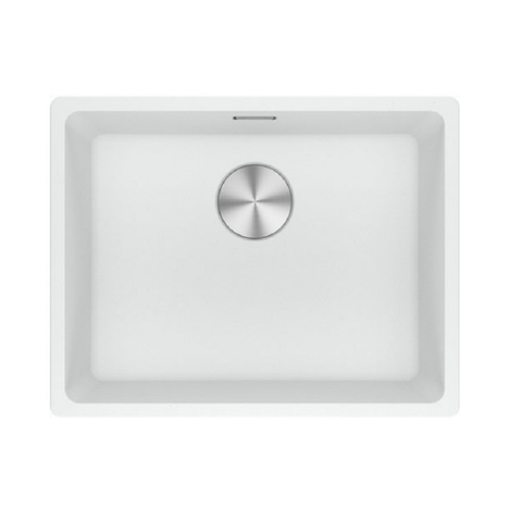Franke Sink Maris Single Bowl 520mm Flushmount Inc.DT651 Polar White MRG210-52FPC - PW