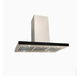 Euro Appliances Rangehood 90cm Island Canopy Stainless Steel EIC90BGR