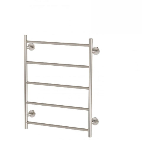 Phoenix Radii Towel Ladder 550 x 740mm Round Plate Brushed Nickel (4129901019196)