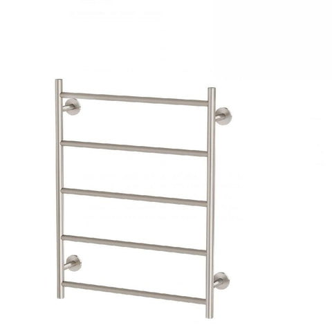 Phoenix Radii Heated Towel Ladder 550 x 740mm Round Plate Brushed Nickel (4129901314108)