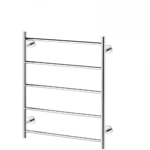 Phoenix Radii Heated Towel Ladder 550 x 740mm Round Plate Chrome (4129901379644)