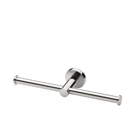 Phoenix Radii Double Toilet Roll Holder Round Plate Chrome (4129901609020)