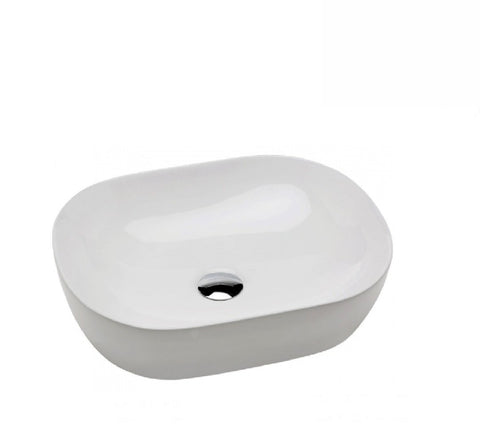 Fienza Above Counter Ceramic Basin Koko 465 White (2530540650556)
