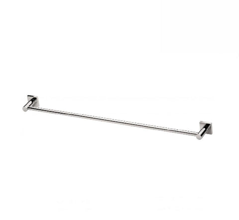 Phoenix Radii Single Towel Rail 800mm Square Plate Chrome (2530534785084)