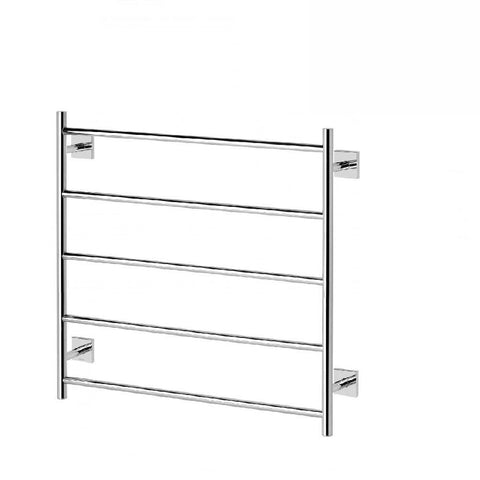 Phoenix Radii Towel Ladder 750 x 740mm Square Plate Chrome (4129903214652)