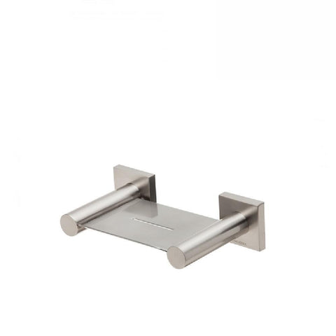 Phoenix Radii Soap Dish Square Plate Brushed Nickel (4129903902780)