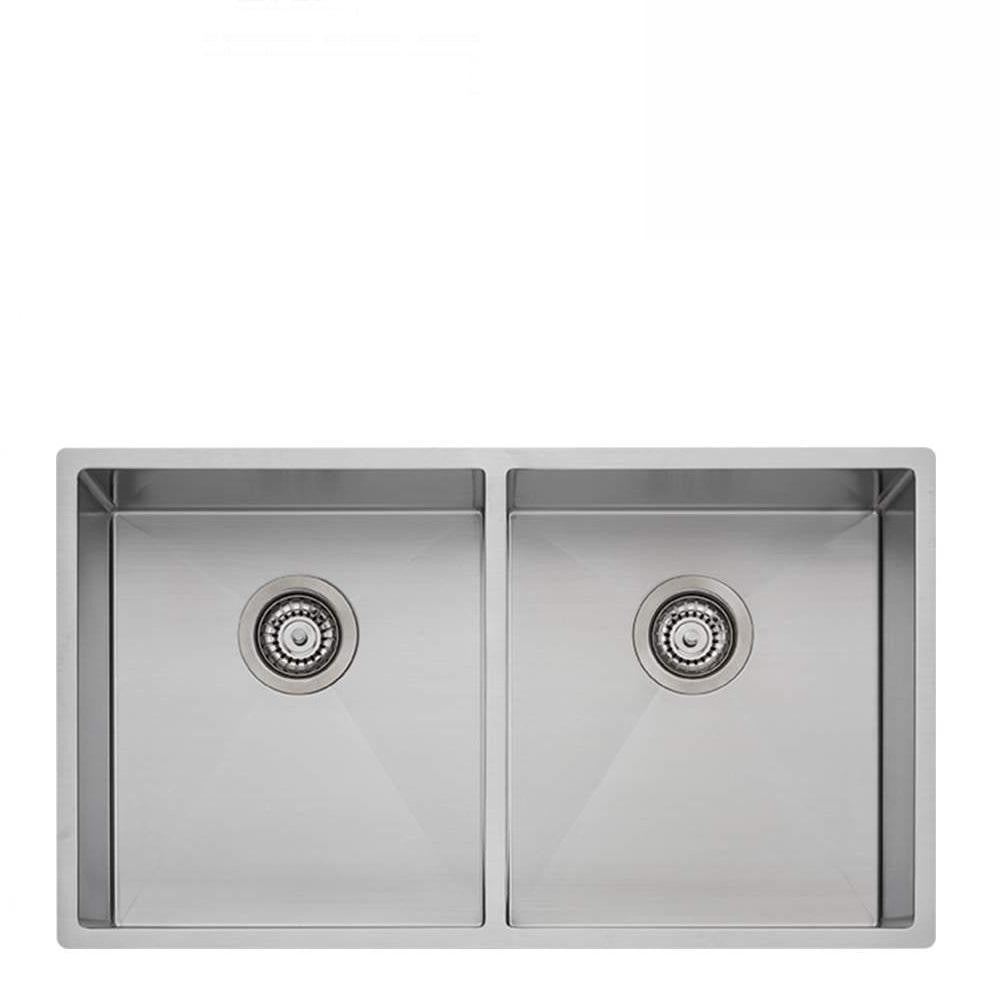 Oliveri Spectra Sink Double Bowl 780 x 445mm Topmount or Undermount Stainess Steel (4129889288252)