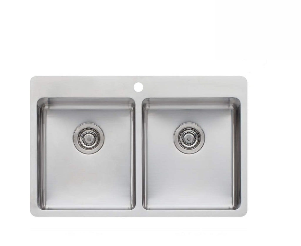 Oliveri Sonetto Double Bowl Inset Kitchen Sink (2530529476668)
