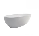 Fienza Bahama Cast Stone Solid Surface Bath 1700mm Matte White (2530539601980)