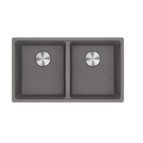 Franke Sink Maris Double Bowl 760mm Flushmount (Inc.DT651) Stone Grey MRG220/35-35FPC SG