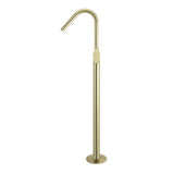 Meir Round Freestanding Bath Spout and Hand Shower Tiger Bronze MB09PD-PVDBB