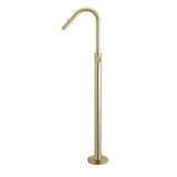 Meir Round Freestanding Bath Spout and Hand Shower Tiger Bronze MB09PN-PVDBB