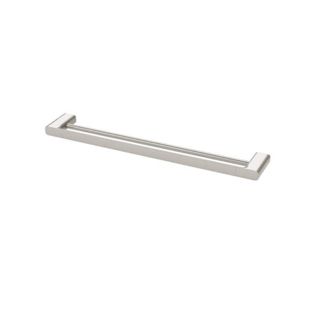 Phoenix Nuage Double Towel Rail 600mm Brushed Nickel 129-8110-40