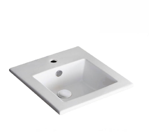 Fienza Inset Ceramic Basin Allison 1th White (2530541207612)