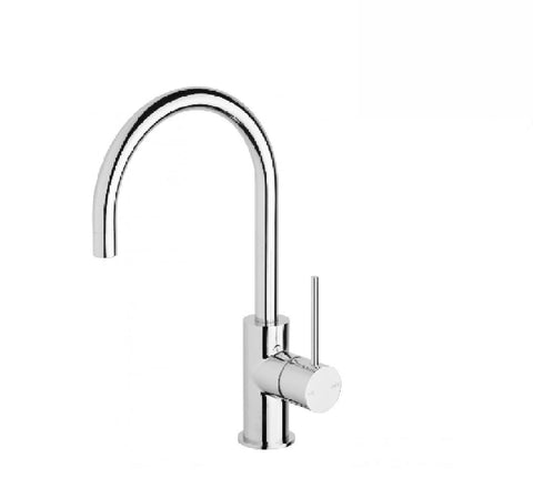 Phoenix Vivid Slimline Sink Mixer 160mm Gooseneck Chrome (2530531639356)