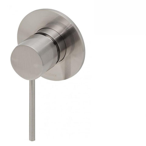 Phoenix Vivid Slimline Shower / Wall Mixer Brushed Nickel (4129908162620)