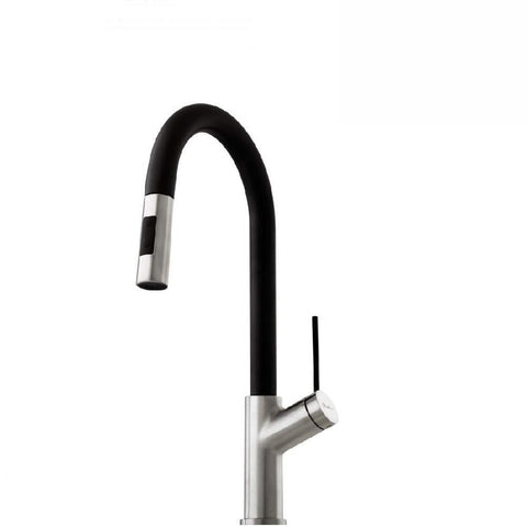 Oliveri Vilo Pull Out Spray Kitchen Mixer Brushed Chrome (4129889812540)