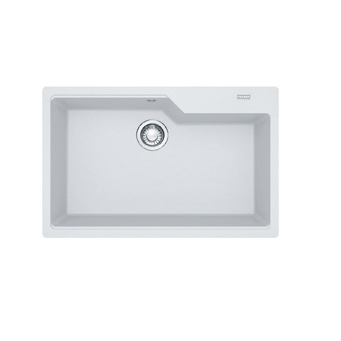 Franke Sink Urban Single Bowl Topmount Kit Polar White UBG610-78PW